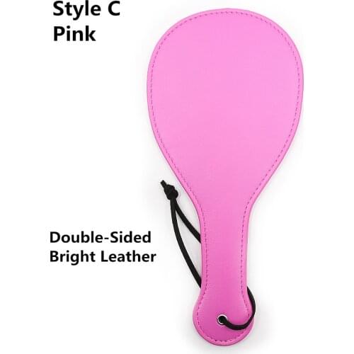 4 Colour Erotic Leather Spanking Paddle Whip Sex Toys for Men Women Gay Bdsm Bondage Slave Role Play Adult Games