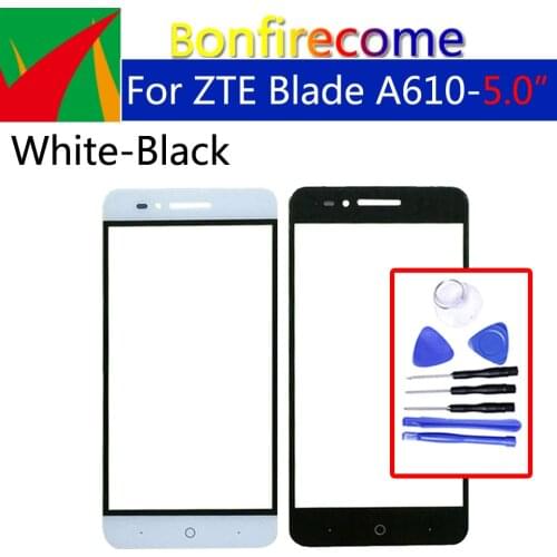 For ZTE A610 A610C BA610 TD-LTE Touch Screen Panel Digitizer Sensor Display Front Glass Outer Touchscreen Replacement