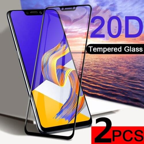 2pcs 20D tempered glass for ASUS Zenfone 5z ZS620KL screen protector for Zenfone 5 lite ZC600KL zenfone5 ZE620KL protective film