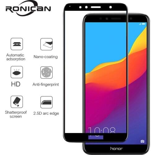 9H Full Coverage Tempered Glass For Huawei Honor 7A Pro AUM-AL29 7A 5.45" For Honor 7C AUM-L41 5.7" 7C Pro Screen Protector Sklo