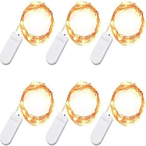 1m Led Light Night for Wedding Romantic Christmas Battery Powered Waterproof Holiday Decor Garland Party Decorative ornament