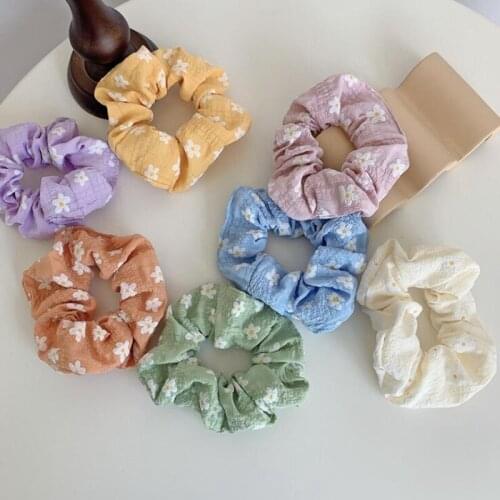 1pcs/lot Fashion girl floral fresh hair tie hair rope tie ponytail fashion hair tie hair accessories