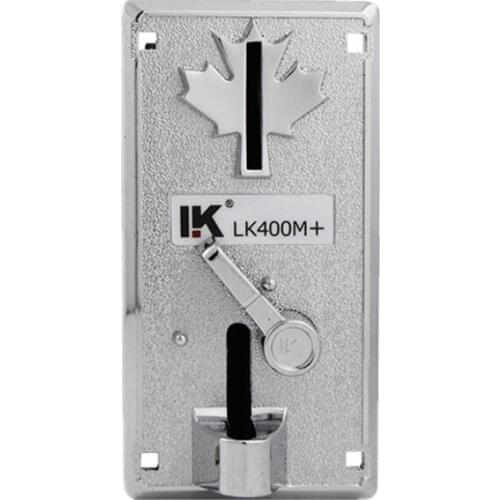 1Pcs Front Entry alloy Single Coin comparasion Coin Selector coin Acceptor LK400M