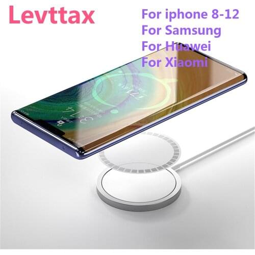 2pcs Wireless Charger Car Holder Make For iphone Samsung Huawei Xiaomi Strong Magnatic Plate for Magsafe Connects and Charges