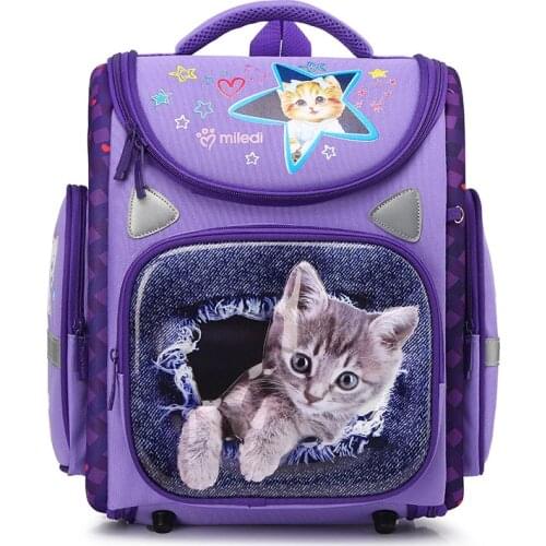 2021 Waterproof Children School Bags Orthopedic Backpack for Kids Primary Book Satchels CartoonCat owl Car Schoolbag Mochila