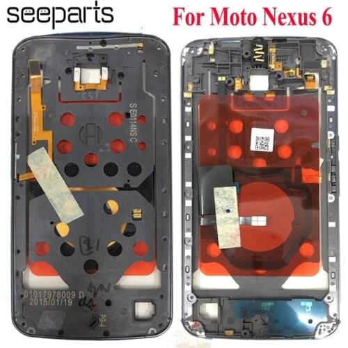 5.96''For Motorola Nexus 6 XT1100 XT1103 middle frame Front Bezel Frame Faceplate Housing Case For Moto nexus 6 Middle frame