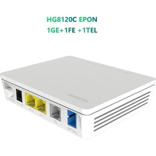 5PCS Original Brand Huawei HG8120C EPON ONU ONT Fiber Optic Modem Router 1GE+1FE+1PORT With Power GPON EG8120L OLT