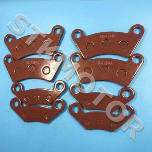8pcs / 4sets Front and Rear Brake Pads Buyang Feishen JCL FA D300 G300 H300 260CC 300CC ATV Parts
