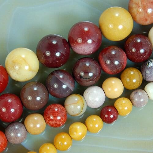 8SE11350 Natural Colorful Mookaite Round Beads 15.5" 6 8 10 12mm Pick Size