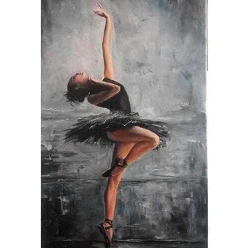 DIY 5D Full Square Drill Diamond Painting "Ballet girl" 3D Embroidery Cross Stitch Mosaic Rhinestones Home Decoration gift BY393