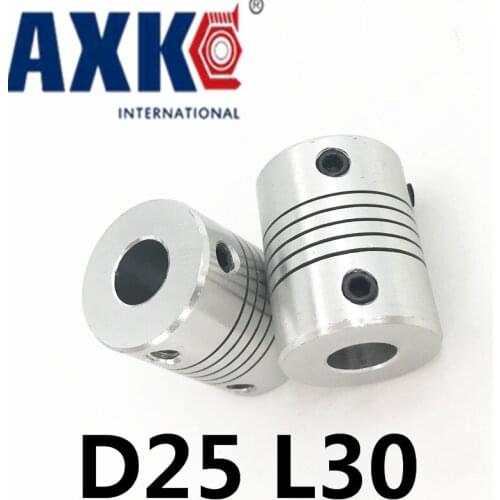 Aluminium Plum Flexible Shaft Coupling 12mm To 12mm Motor Connector Flexible Coupler 10mmx12mm D25mm L30mm