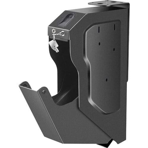 Household Personal Security Pistol Storage Box Quickly Identify And Open Fingerprint Pistol Safe Hidden Gun Box Under The Table