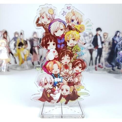 Anime Hetalia: Axis Powers Action Figure Cosplay Toys APH Alfred F Jones Anya Braginskaya Acrylic Figures Model Dolls 15cm
