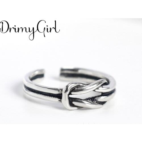 New Arrivals Boho Vintage Love Heart Rings For Women Large Adjustable Size Finger Ring Fashion Jewelry 2021