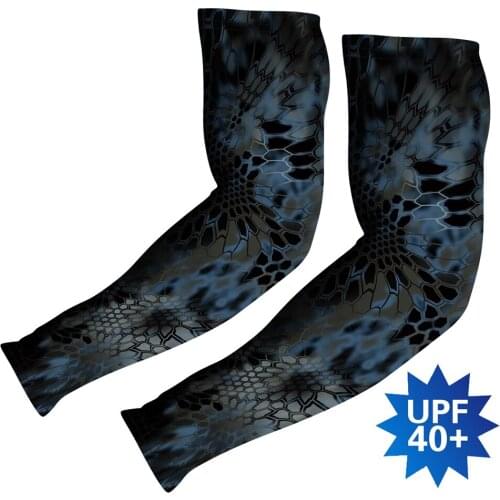 Compression Arm Sleeves Python KRYPTEK Arm Warmers Running Fishing Camping Camo Tactical Cuff Cover Fitness Basketball Elbow Pad