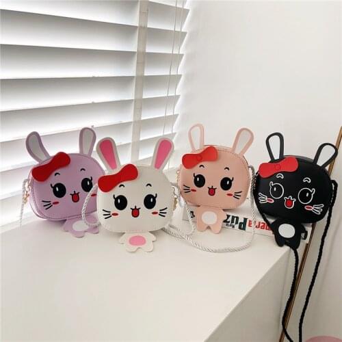 Lovely Childrens Shoulder Crossbody Bags Cute Girl Princess Small Shoulder Bag Fashion PU Leather Baby Kids Coin Purse Handbags