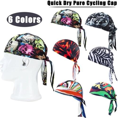 Multifunctional Polyester Sports Pirate Cap Bandana Anti-sweat Headwear Men Womens Hats Bicycle Cycling Cap Scarf