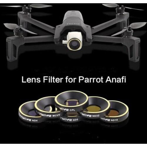 Camera Lens Filter Kit Set MCUV CPL ND4 ND8 ND16 ND32 Filter for Parrot Anafi Drone