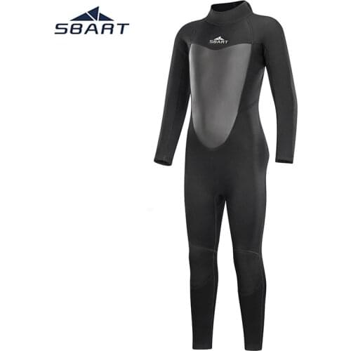 Neoprene Long Sleeves Kids Wetsuits Diving Suits for Boys/Girls Children Rash Guards One Pieces Surfing Swim Snorkel children