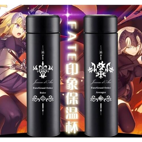 New Anime Fate Grand Order Saber Fujimaru Ritsuka Altria Pendragon Cosplay Props Metal Drink Water Thermos Cup Coffee Cups