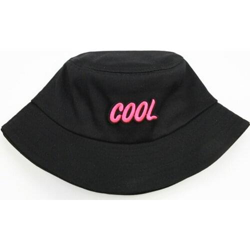 2021 Cool Letter Embroidery Cotton Bucket Hat Fisherman Hat Outdoor Travel Sun Cap Hats for Men and Women 309
