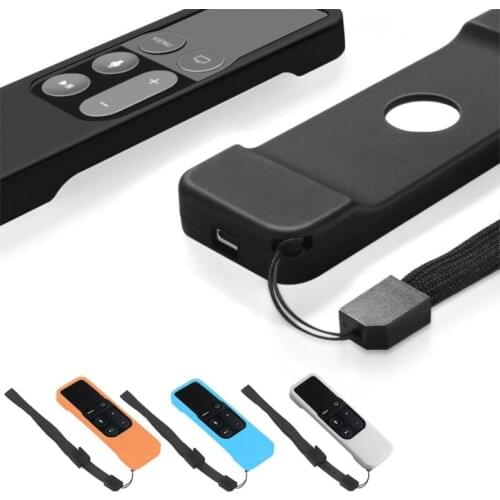 ALITER Silicone Protective Case With Lanyard For Apple TV 4th Gen Siri Remote Controller gai