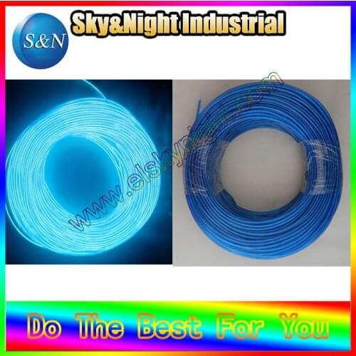 Blue color-High quality EL Wire Strip/EL Neon Light/Lights/ EL Flexible Noen light tube 100M/roll