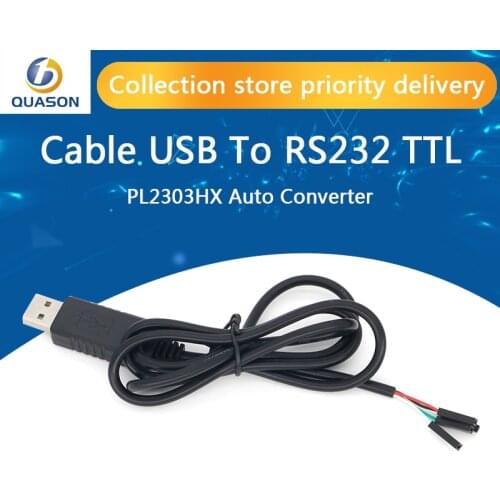 Smart Electronics PL2303 PL2303HX USB to UART TTL Cable Module 4p 4 pin RS232 Converter Serial Line Support Linux Mac Win7