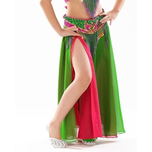 2017 Free shipping High quality New bellydancing skirts belly dance skirt costume training dress or performance