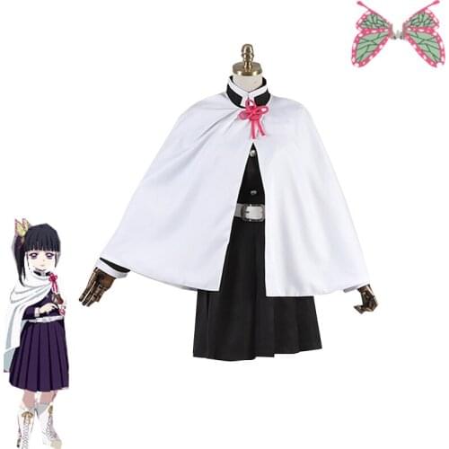 Anime Demon Slayer Tsuyuri Kanawo Cosplay Costumes Kimetsu no Yaiba Women Fancy Kimono Halloween Carnival Uniforms Custom Made