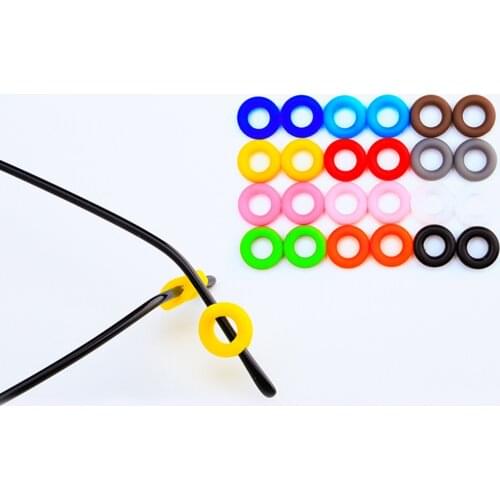 1 Pair Anti Slip Silicone Glasses Ear Hooks For Kids And Adults Round Grips Eyeglasses Sports Temple Tips Soft Ear Hook