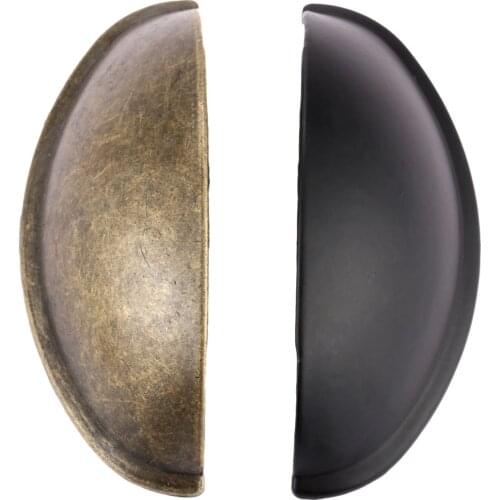 1pc Antique Kitchen Cupboard Door Cabinet Cup Drawer Furniture Shell Pull Handle 80*30*26mm