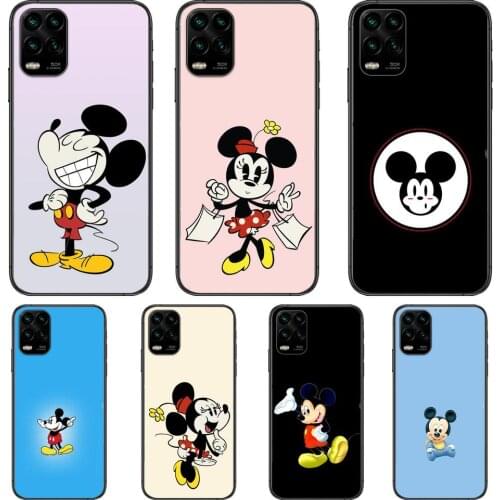 Colorful Mickey Mouse cartoon Phone Case For XiaoMi Redmi Note 11 10 9S 8 7 6 5 A Pro T Y1 Anime Black Cover Silicone Back Pre s
