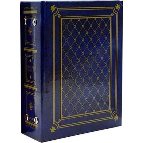 100'LÜK 10x15cm Leather Look Navy photo album фотоальбом photo album album fotografico Álbumes