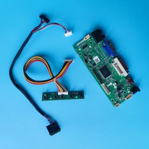 Kit For LP140WH2-TLN1 40pin LVDS DVI Panel Screen Monitor 1366*768 Audio card DIY HDMI VGA LED LCD 14" Controller board
