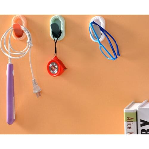 Creaitve Traceless Hook Punch-Free Simple Hook Practical Home Wall Hanger Press out the hook Convenient storage