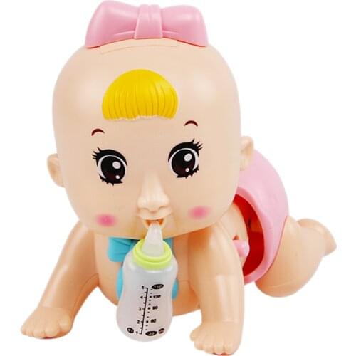 Baby Learn Crawling Doll Baby with light and music Early Education Puzzle Toys Learning Crawling Guide Doll Best Gift