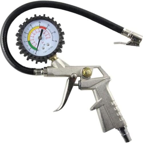 Auto Tire Pressure Gauge Pressure Gun Type for Air Compressor for Car Motorcycle SUV Inflator Pumps Tire Repair Tools Ram 1500