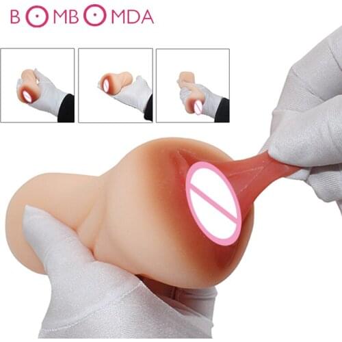 Male Masturbator Sex Toys For Men Artificial Vaginal Pussy Anal Mouth Stimulator Realistic 3D Deep Throat Anal Masturbation Cup
