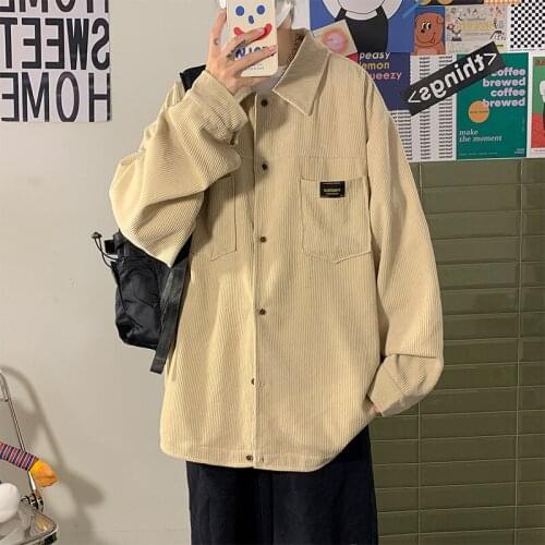 MUZISHA Mens Corduroy Jackets