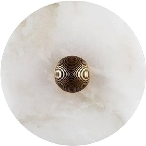 Simple marble decorative wall lamp living room bedroom bedside lamp corridor aisle background wall lamp