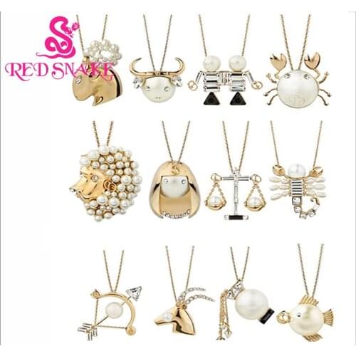 RED SNAKE Pearl Necklaces For Women