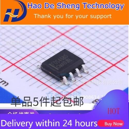 10PCS/LOT FDS4685 SOP8 P Channel 40V8.2A MOS Field-effect Transistor New Original In Stock