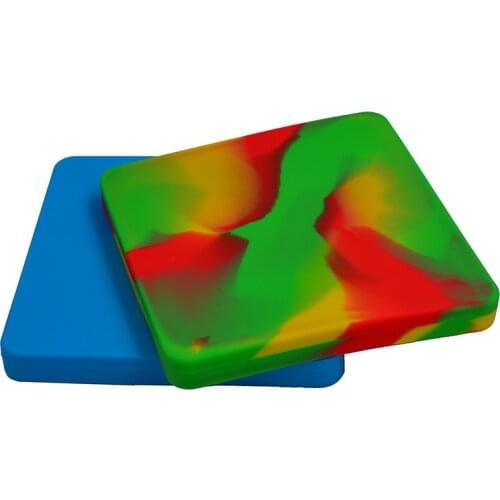 2pcs FDA Pizza Box Dab wax Silicone deep dish container or Non stick Slick oil/hash/concentrate bho Silicone deep container