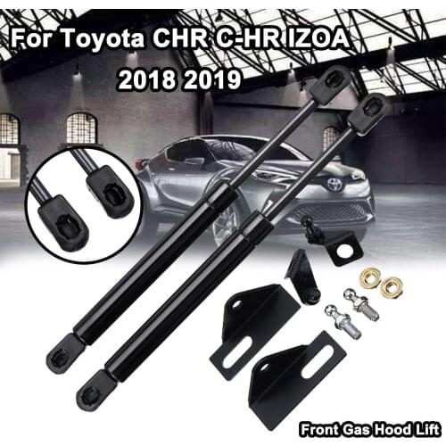 2pcs Car Front Engine Hood Lift Supports Props Rod Arm Gas Springs Shocks Strut Bars For Toyota CHR C-HR 2018 2019 Strut Bars