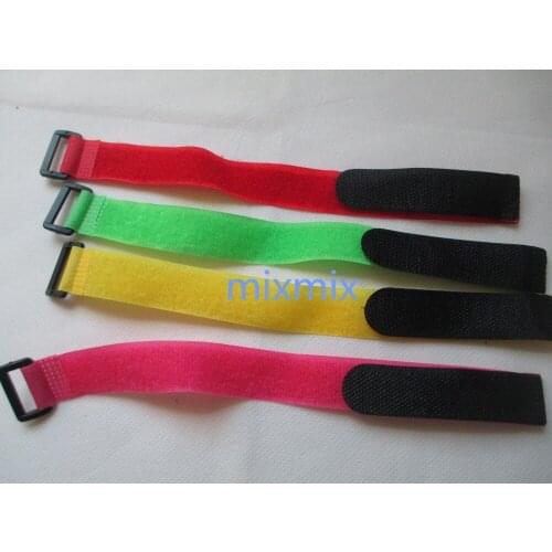 50pcs/lot 20*300MM Nylon Wire Organizer Cable Ties Reusable Straps with Plastic Buckle Hook Loop Magic Tapes for Wire Management