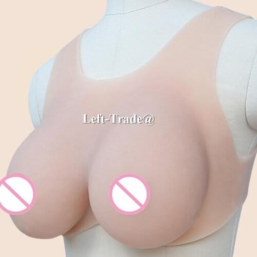 5XL 2200 g One piece seamless FF cup huge cosplay breasts crossdresser fake breast silicone boobs wholesale drop shipping