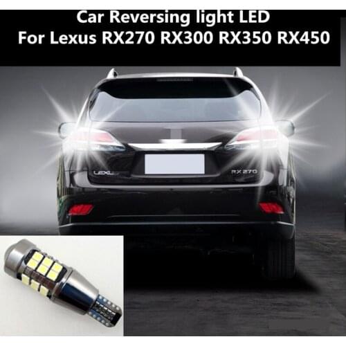 Car Reversing light LED For Lexus RX270 RX300 RX350 RX450 Retreat Assist Lamp Light Refit T15 12W 6000K