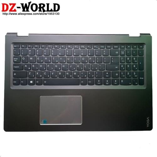 Palmrest Upper Case With Hebrew Israel Backlit Keyboard Touchpad for Lenovo Ideapad Yoga 510-15ISK Yoga 510-15IKB 5CB0L66042
