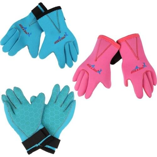 Children Kids 3mm Neoprene Scuba Diving Swimming Surf Wetsuit Gloves